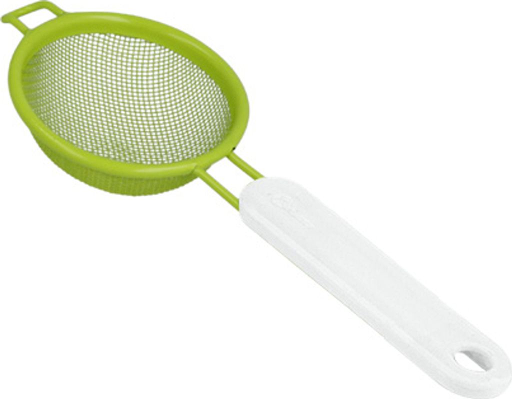 METALTEX 112507067 Sieb 7 cm antihaft grün, Griff weiß