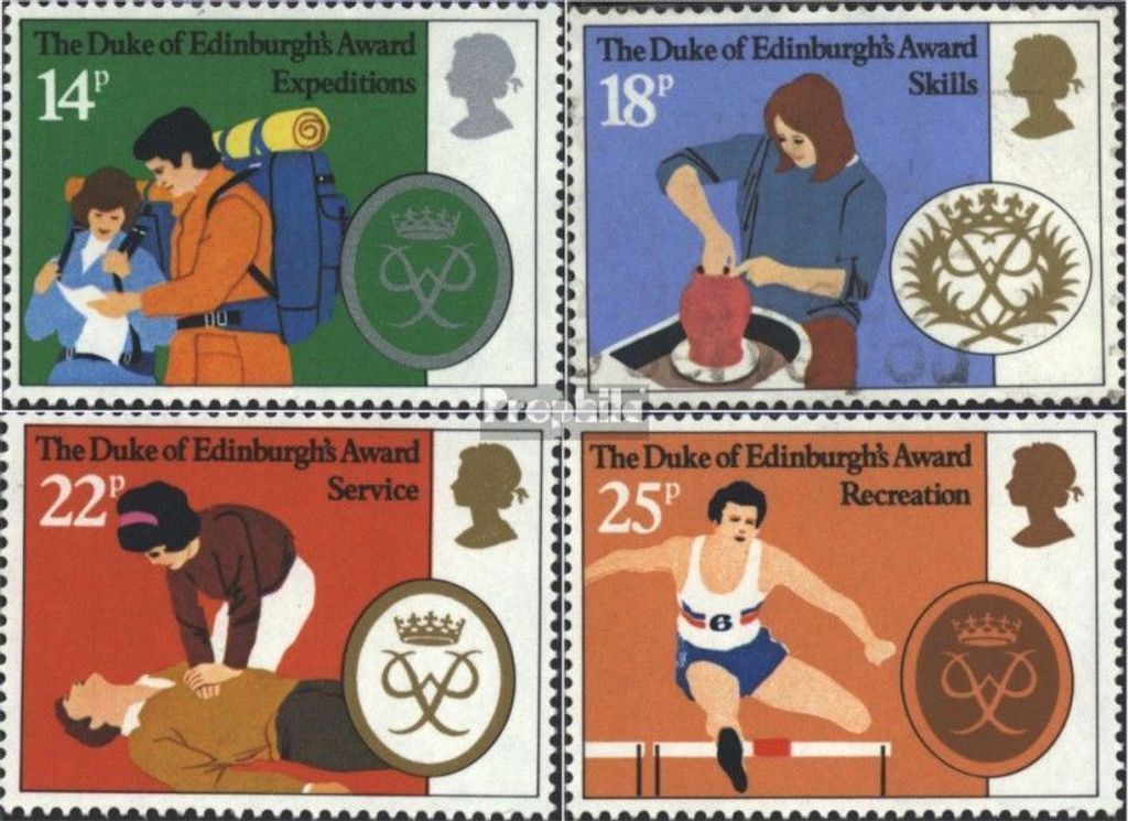 Briefmarken Großbritannien 1981 Mi 886-889 (kompl.Ausg.) postfrisch Jugend