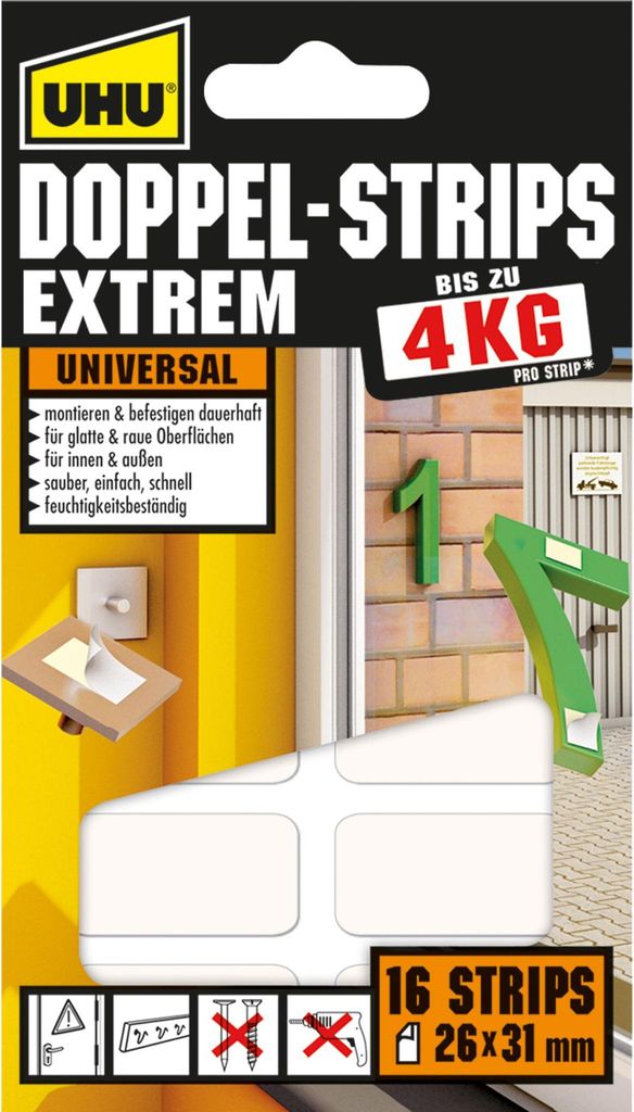 UHU Klebestreifen x transparent Produktbild 