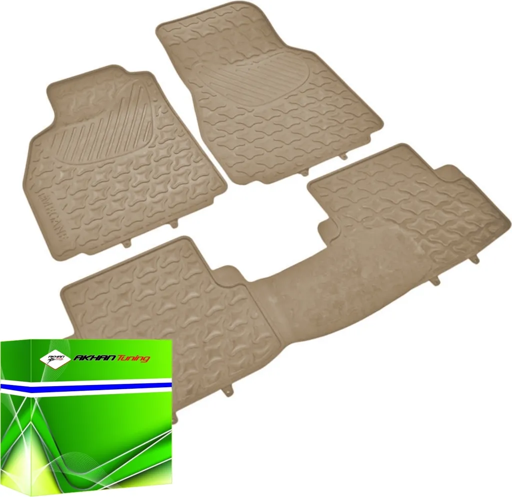 Tappetini Gomma Beige Renault Megane III (2008-2016) - Set DK0707 Su Misura