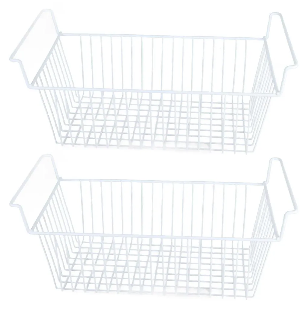 Panier de Rangement pour Congélateur et Armoire de Cuisine - Lot de 2