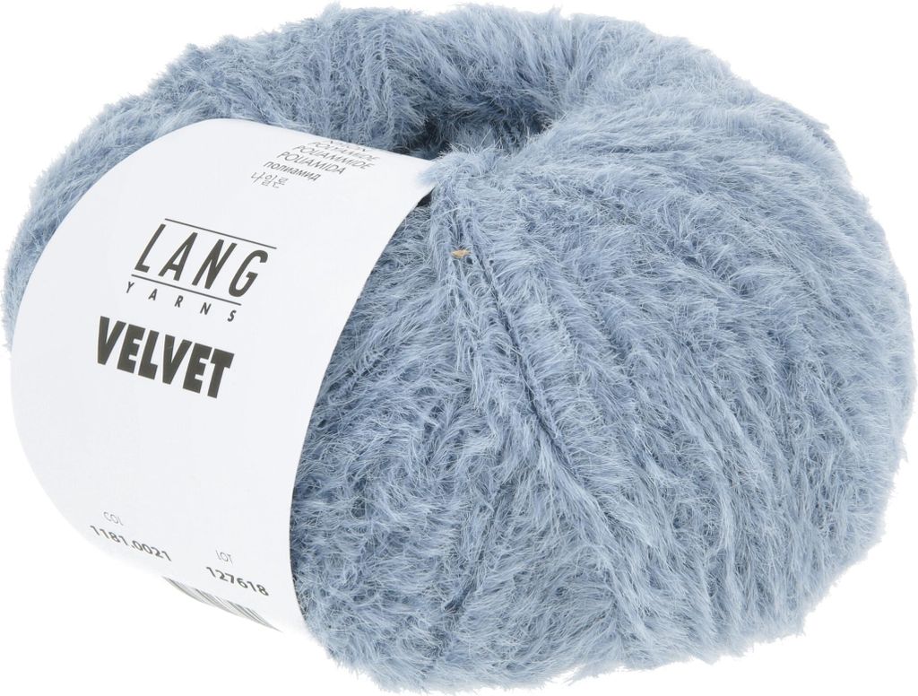 Lang Yarns - Velvet 0021 hellblau