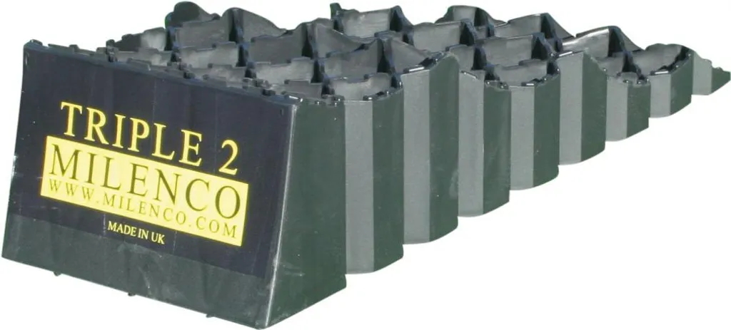 Cales de Stationnement Milenco Triple Level pour Terrain en Pente Camping