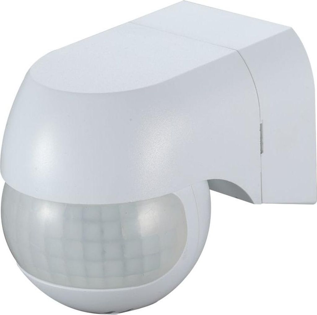 hoftronic PIR-Bewegungsmelder 400W 180° 12m IP44 Weiß