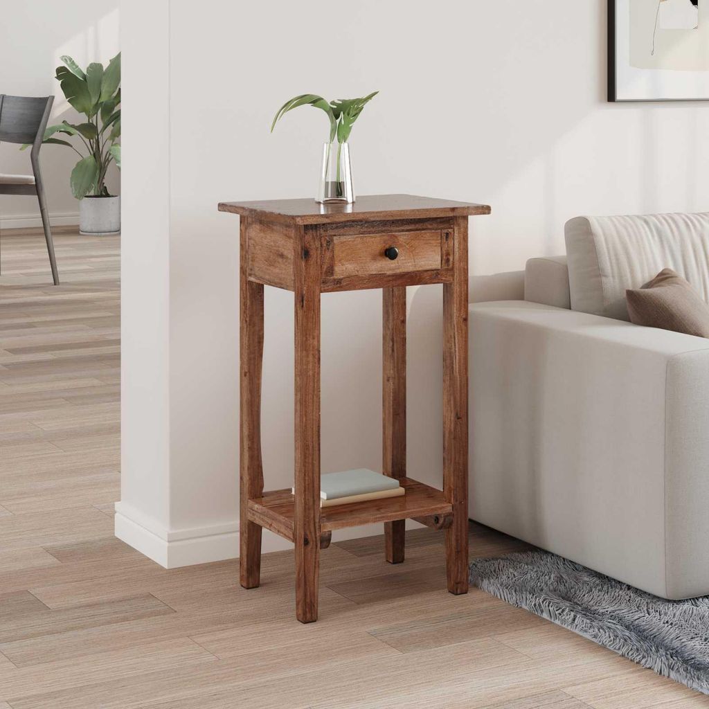 Hochwertigen Möbel Gartentische - Braun Pflanzenständer Braun 34x25x52cm Mahagoni Holz NEU9776165