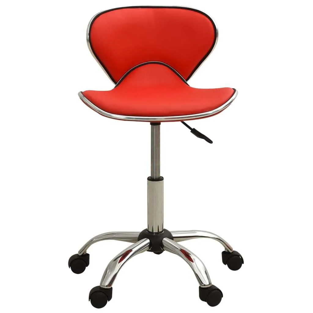 Sedia da Scrivania SYFAX™ Rossa - Robustezza in Pelle Sintetica