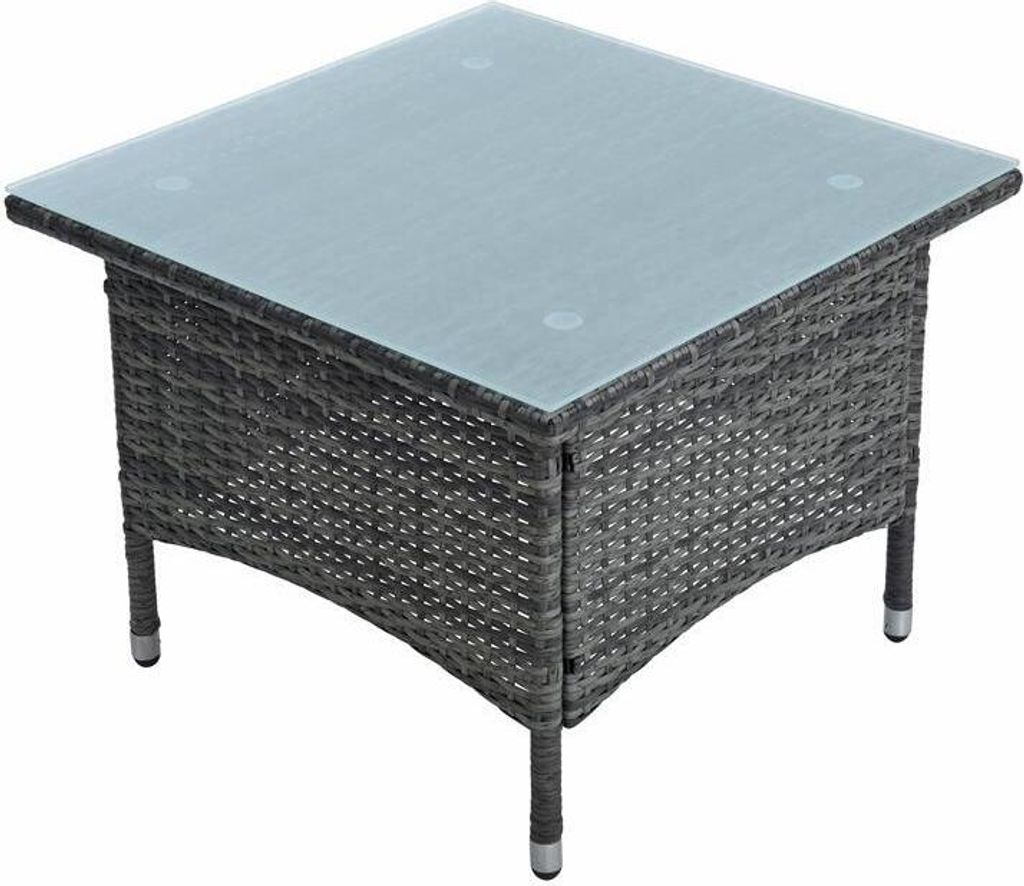 Beistelltisch Tisch Polyrattan Gartentisch Rattan Produktbild 1