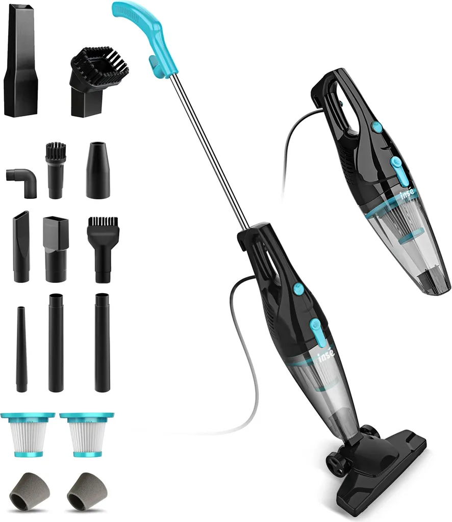 Aspirapolvere a Filo R3S Potente 16KPa Filtro HEPA UE Leggero