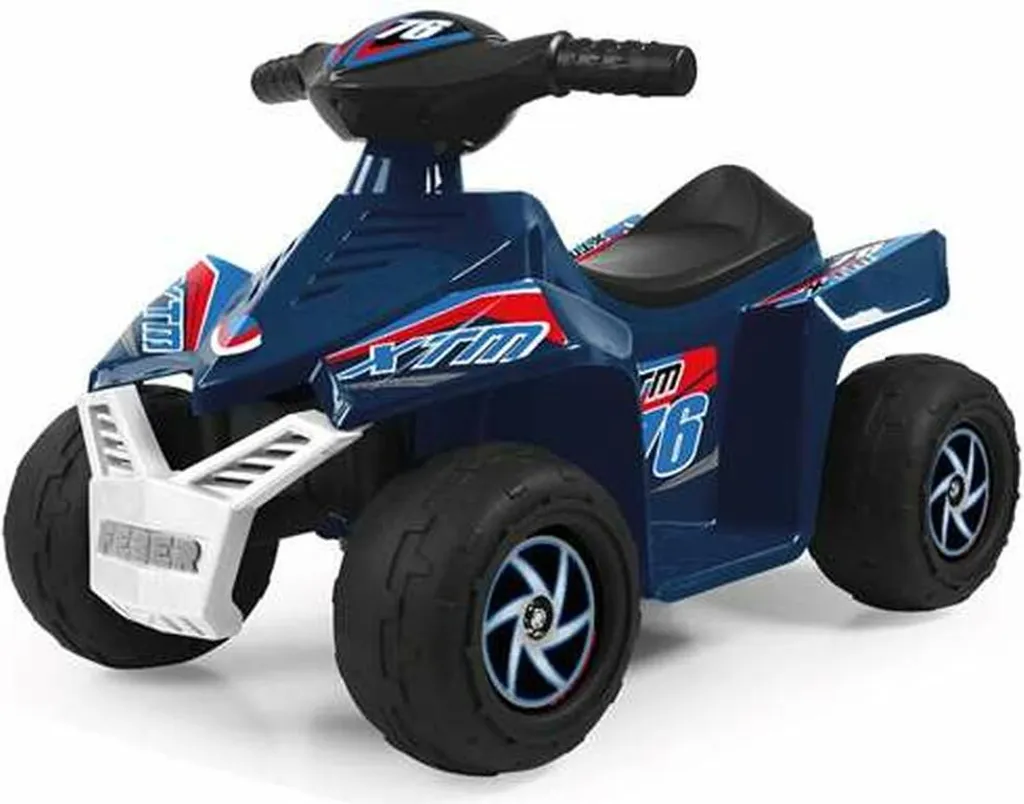 Quad électrique Feber Racy 6V sécurisé pour apprendre l'équilibre 67cm