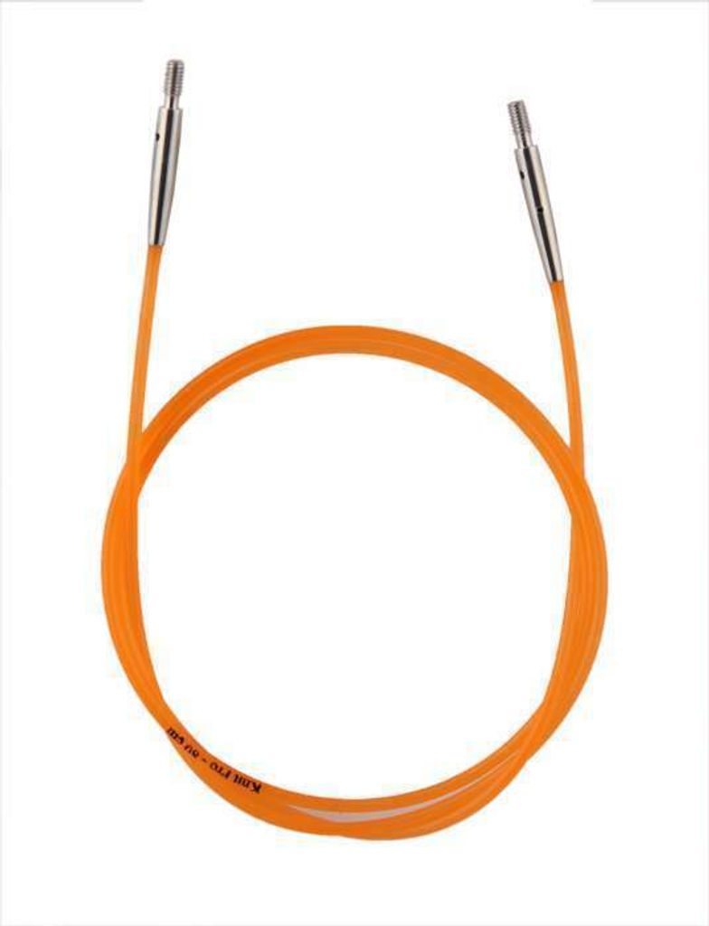 Seil für Nadelspitzen 56 cm 80 cm orange