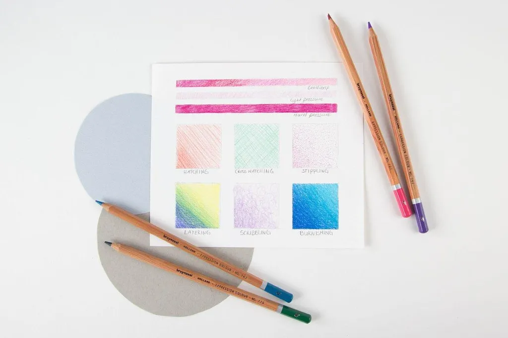 72 Crayons de couleur Bruynzeel Expression, mine pigmentée et durable - 8