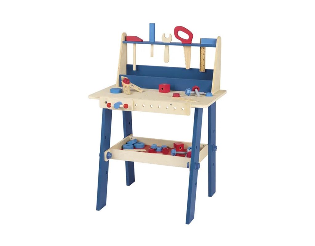 Playtive Kinder Werkbank Spiel Heimwerker aus Echtholz Produktbild 