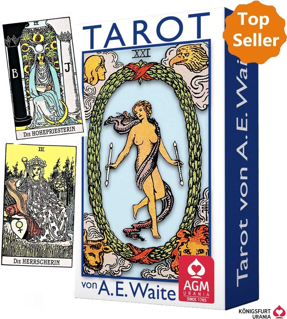 Tarot von A.E. Waite, Tarotkarten (mini) Produktbild 
