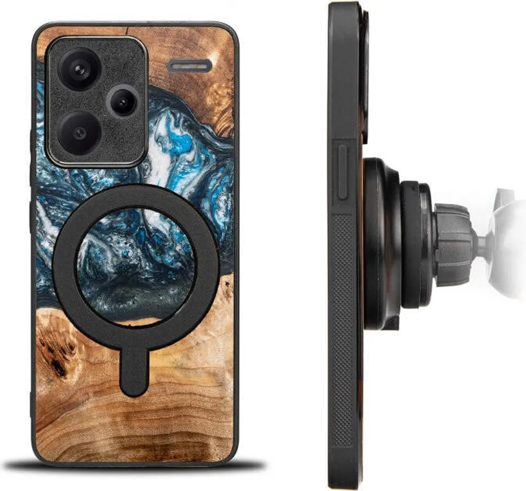 Custodia LBH In Pelle Per Xiaomi Redmi Note 13 Pro+ 5G – Con Porta Carte E Banconote, Chiusura Magnetica, Funzione Leggio - 2
