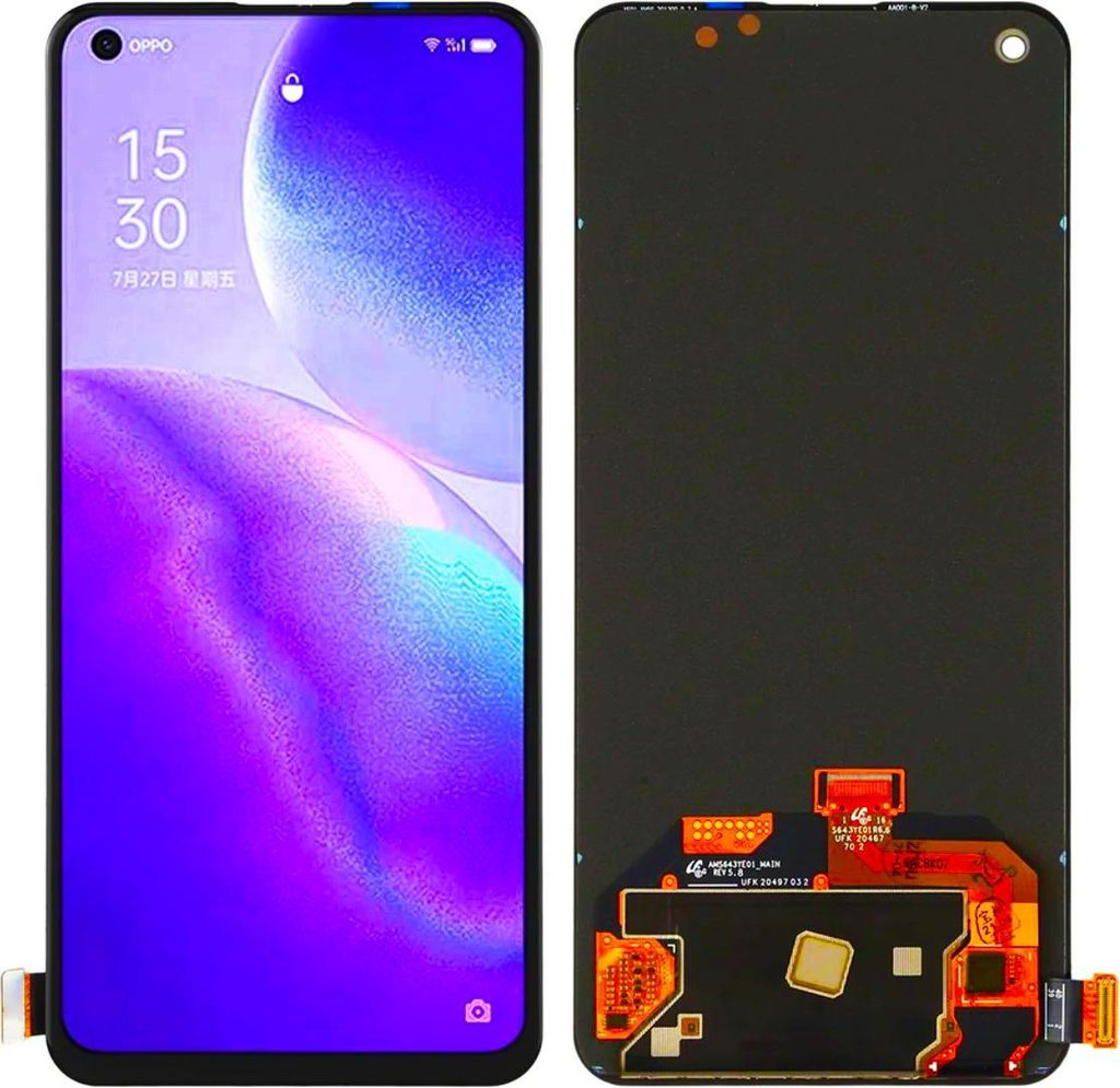 LCD-Display und Touchscreen, Ersatzbildschirm für Oppo Reno Produktbild 