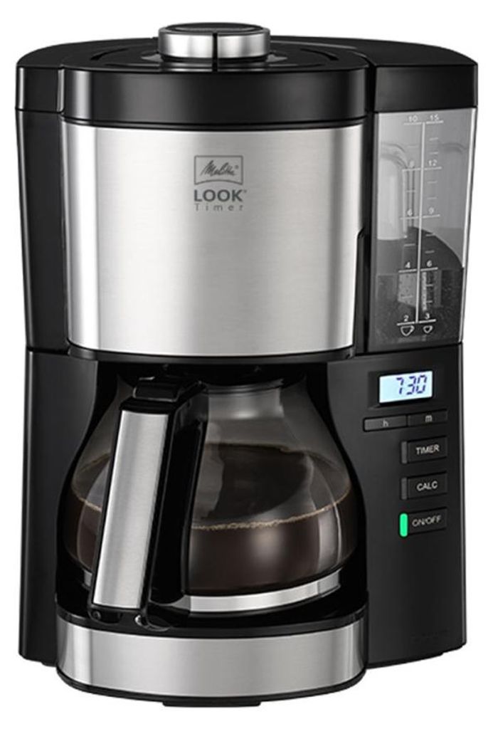 Melitta 6766591, Kávovar, Mletá káva, 1080 W, Čierna, Obrázok produktu 