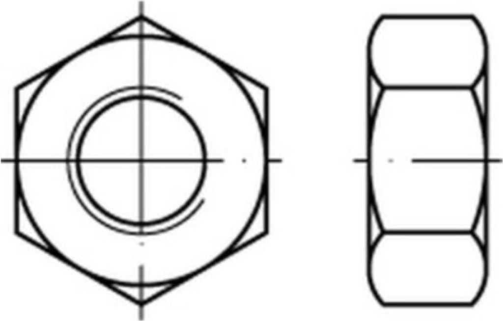 Reyher Sechskantmuttern DIN 934 6 AU M 85 x 4 (1 Stück)