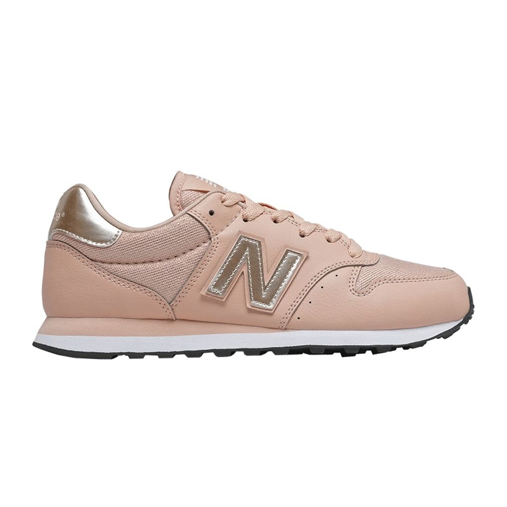 New Balance Classics 500 - Damen Schuhe Rosa-Silber GW500MU1 , Größe: EU 37 US 6.5