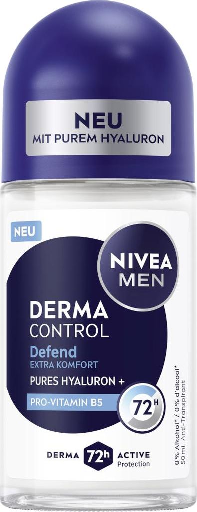 NIVEA Derma Control, Hommes, Antitranspirant, Déodorant à Image du produit 