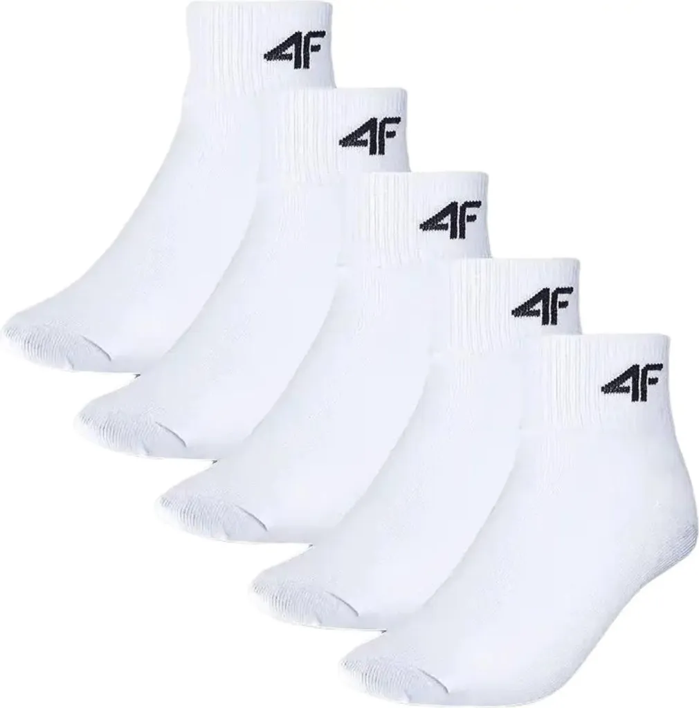4F U295 Calzini Bambini 5 Paia Bianco 38/40 | Comfort Quotidiano 4F