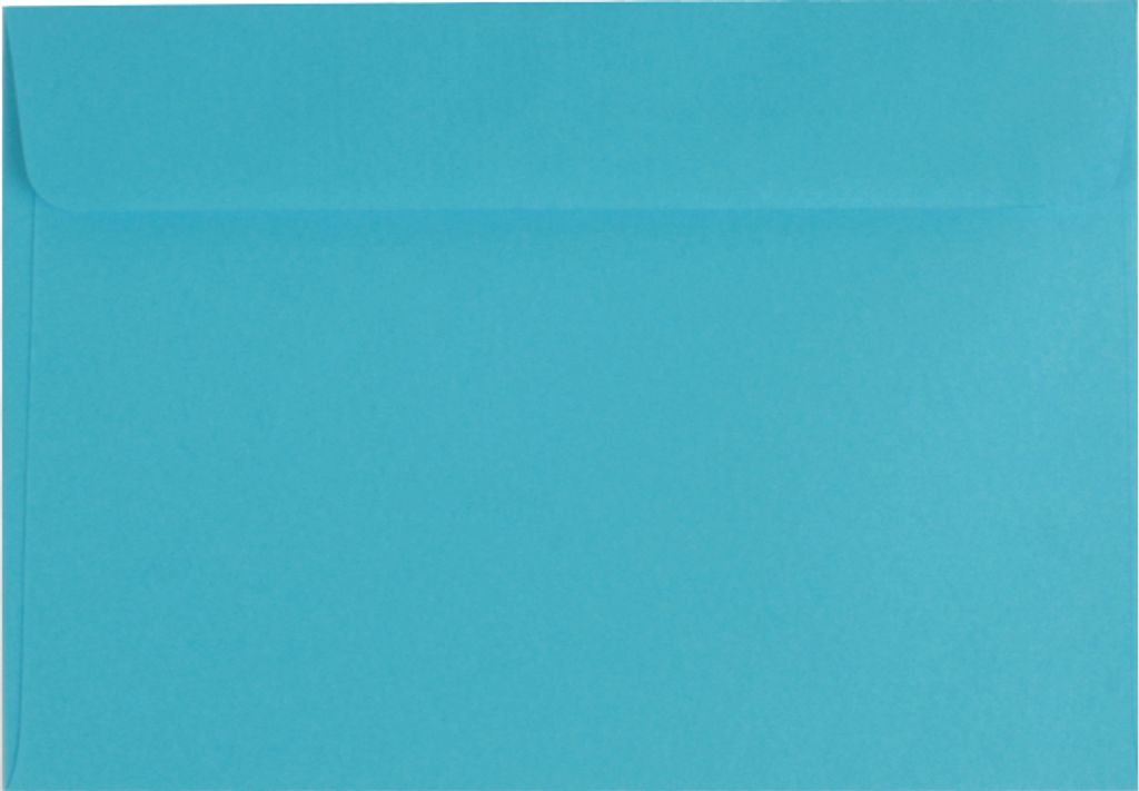 100 farbige Briefumschläge / Din C6 / Farbe: blau Produktbild 