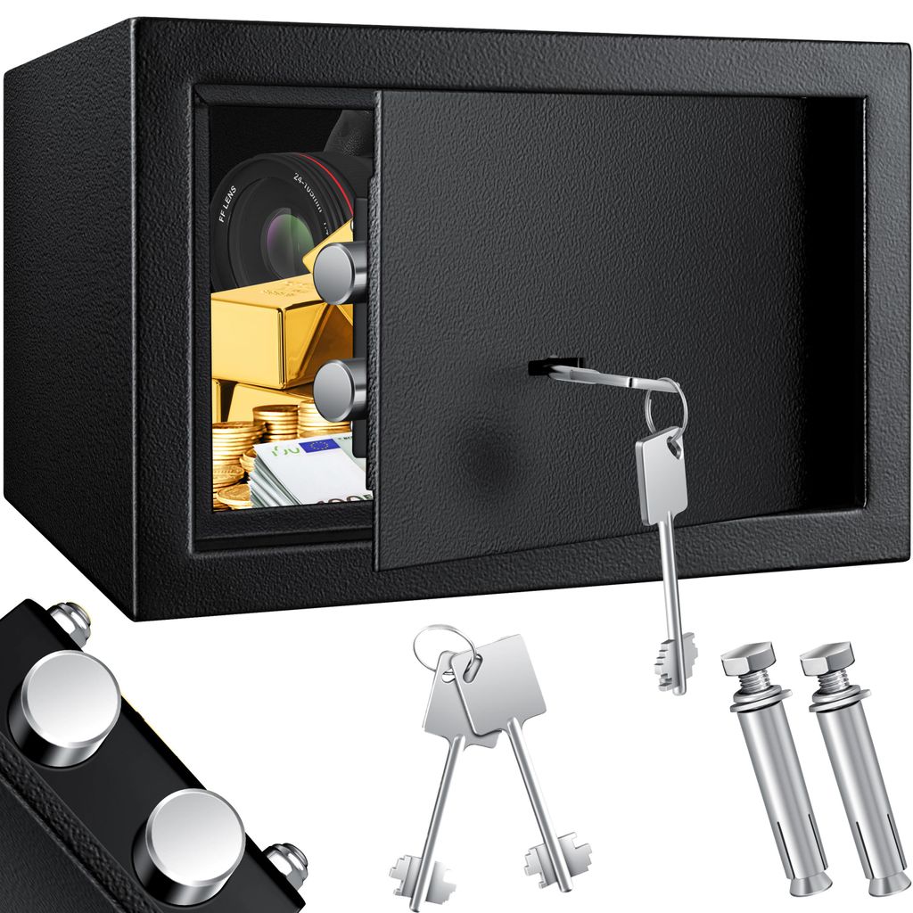 KESSER® Möbeltresor mit Doppelbartschloss, Safe Tresor Produktbild 