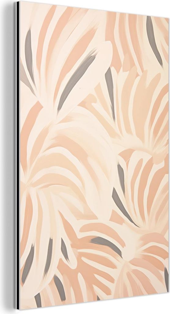 MuchoWow Wanddekoration Metall Metallbild Wandkunst 60x90 cm Pastell - Kunst - Abstrakt MuchoWow Aluminium Gemälde - Wandbilder - Aluminium