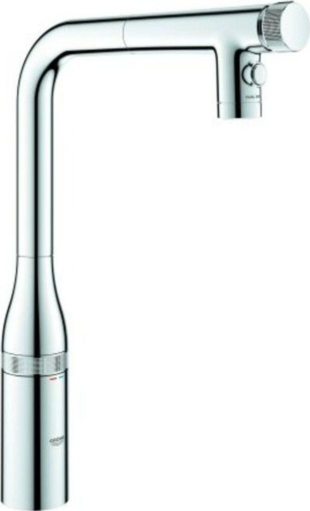 GROHE Spültischbatterie Essence SmartControl 31892, ausziehbare Dual Spülbrause, chrom