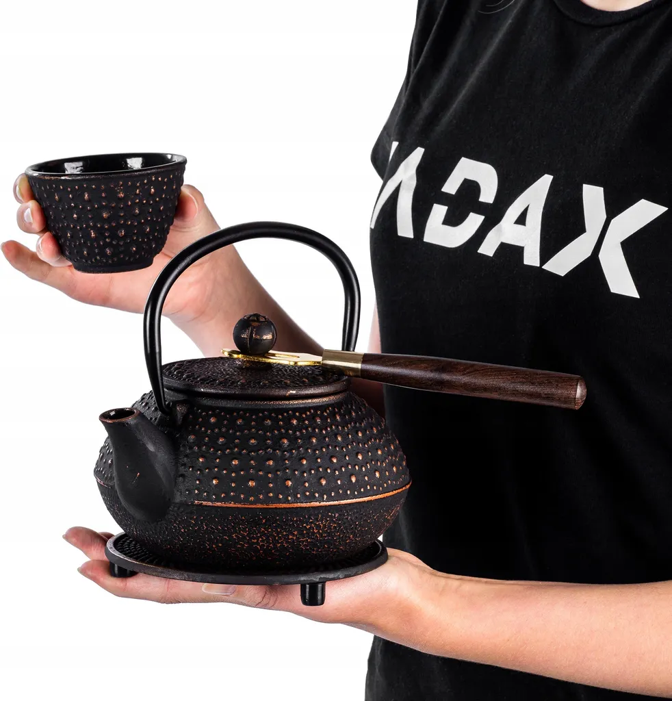 Offerta Set Tè in Ghisa KADAX - Teiera 0,85L + 4 Tazze - Prezzo Top
