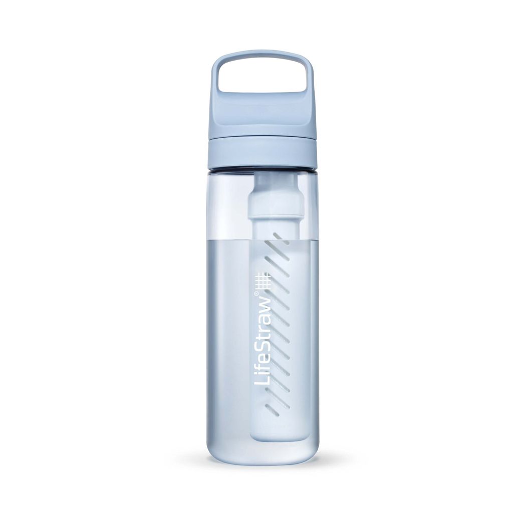 LifeStraw Go Serie - BPA-freie Trinkflasche mit Wasserfilter 650ml für Reisen und den täglichen Gebrauch - entfernt Bakterien, Parasiten, Mikropl...