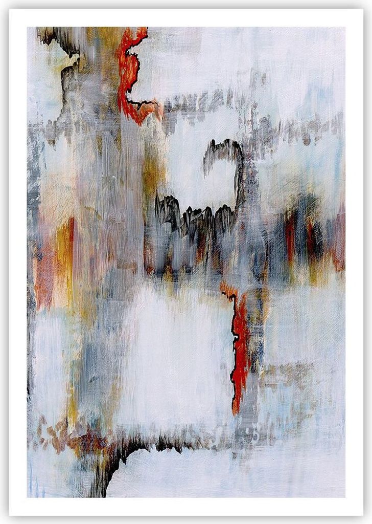 Poster - Poster ohne Rahmen - Abstraktion modern - 70x100 cm - Wand Bild - Wanddeko - Wandbilder - Kunstposter - Wandposter - Bilder - Kunstdruck -...