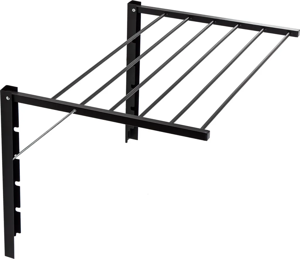 Asciugatrice a Muro Pieghevole Nero - 6 Aste Salvaspazio 4,20m | Offerta