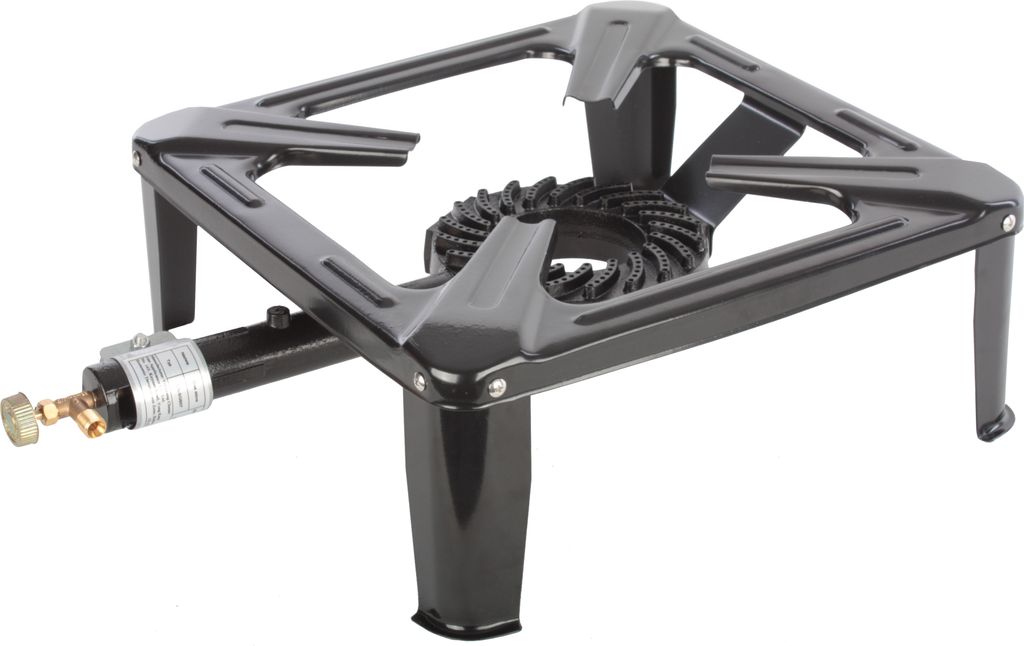 SEVICO Hockerkocher Gaskocher Gasbrenner Wokbrenner Räucherofen Druckminder Camping Gas Ohne Gaskartusche F71+P3