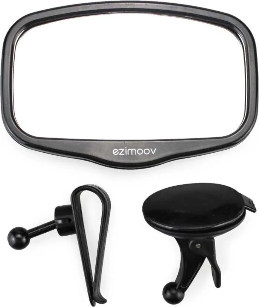 Miroir EZI MIRROR MINI - Miroir de Surveillance Voiture pour Bébé Noir