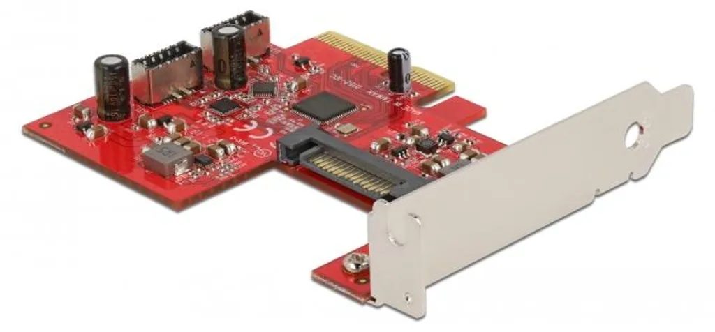 Carte Delock PCI Express x4 vers 2x USB 10Gbps Type-E Key Interne - 4