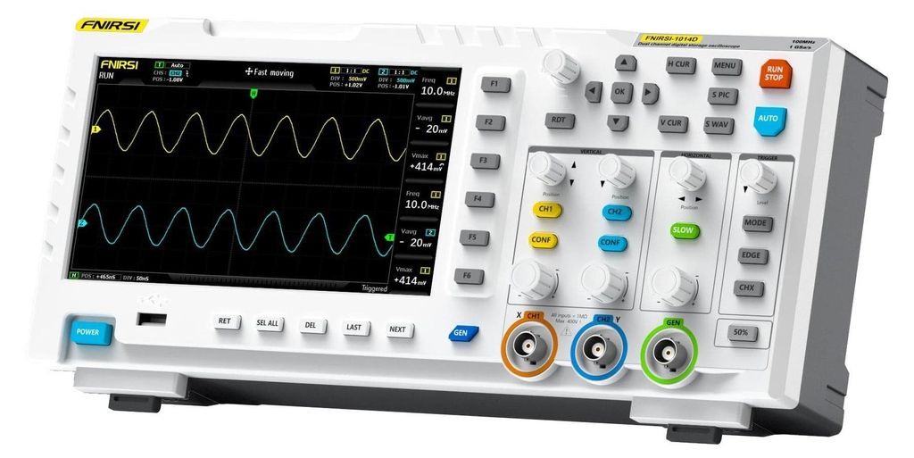 Fnirsi 1014D 2-v-1 digitálny osciloskopický generátor Obrázok produktu 