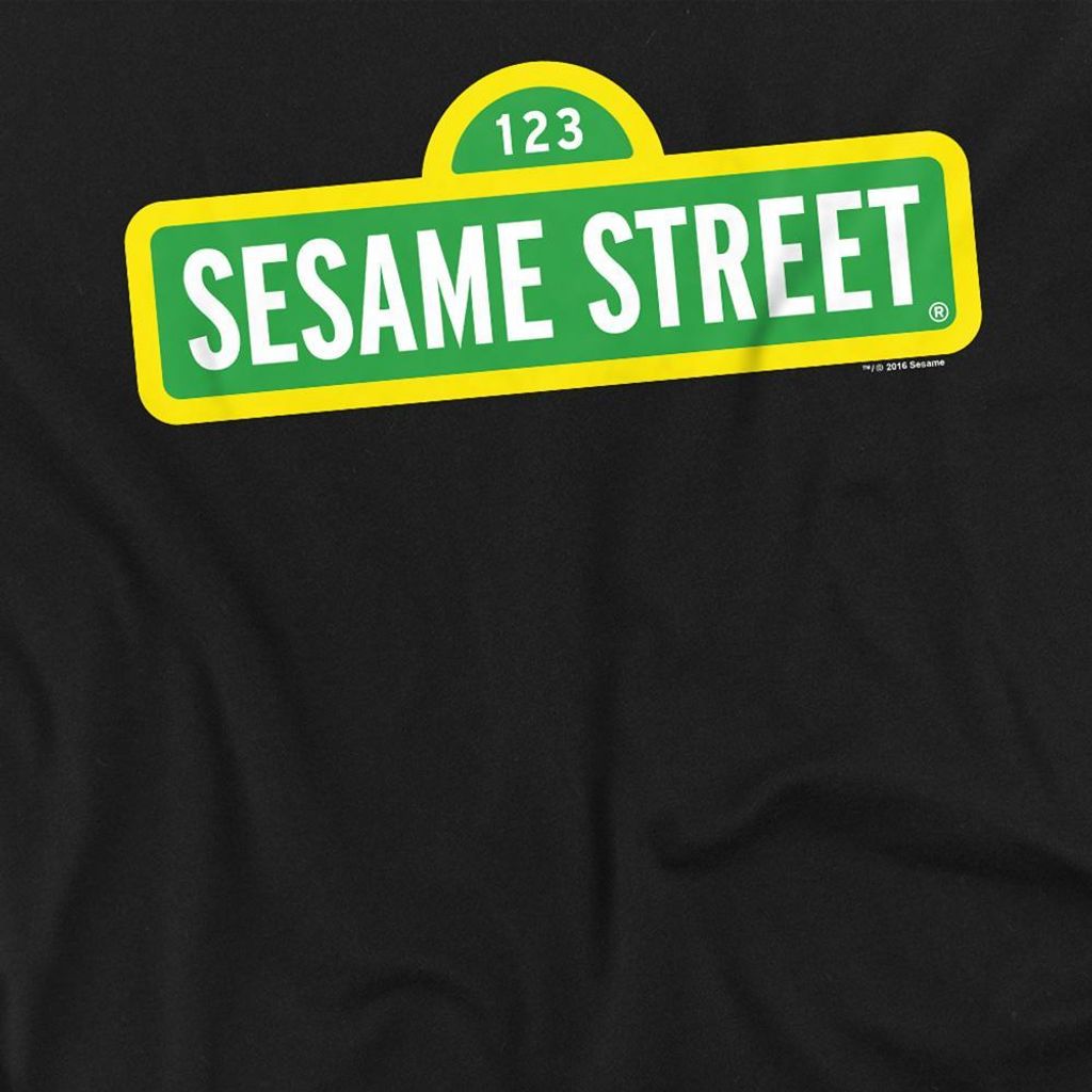Sesame Street - T-Shirt für Herren/Damen Uni TV20738 (XXL) (Schwarz)
