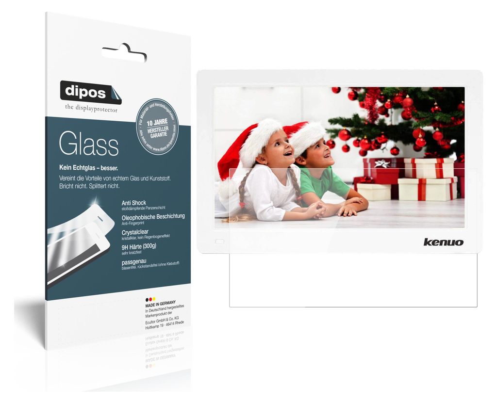 2x Schutzfolie für Kenuo 11.6 Zoll - Anti-Shock 9H Folie Glass Kunststoffglas