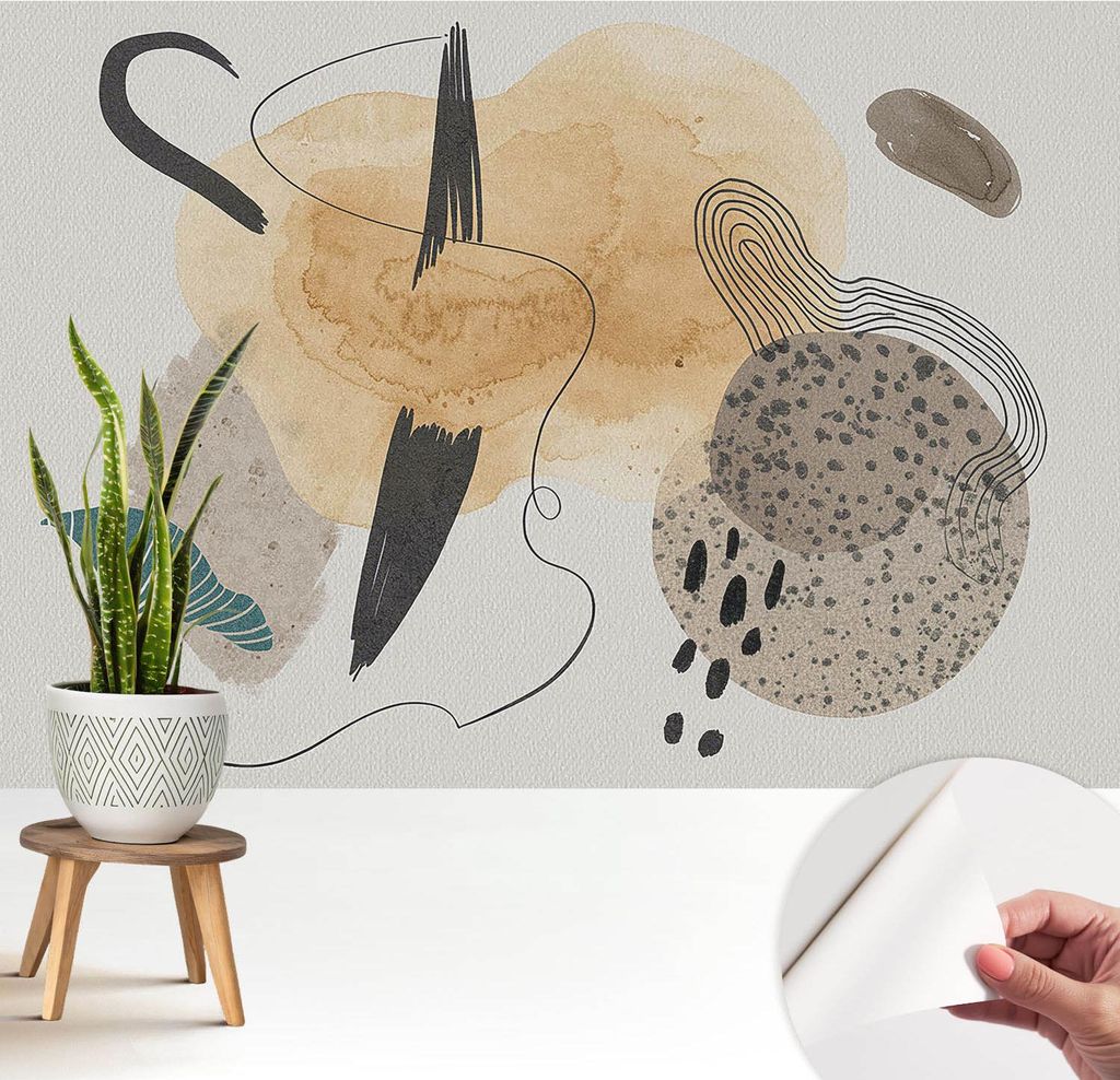 Fototapete selbstklebend - 208x146 cm - Tapete - Wandtapete - Wandbilder - Klebefolie - Dekofolie - Tapete Folie - Wand - Dekoration - Wohnzimmer -...
