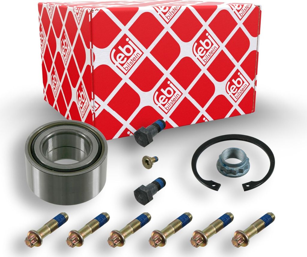 FEBI BILSTEIN Radlagersatz Hinten Links Hinten Rechts passend für MERCEDES-BENZ S-Klasse Limousine (W220) Schrägkugellager 88mm 31036