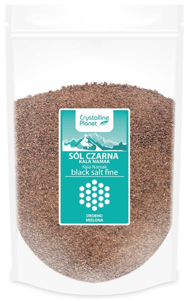 SÓL CZARNA KALA NAMAK DROBNO MIELONA 1 kg - CRYSTALLINE PLANET