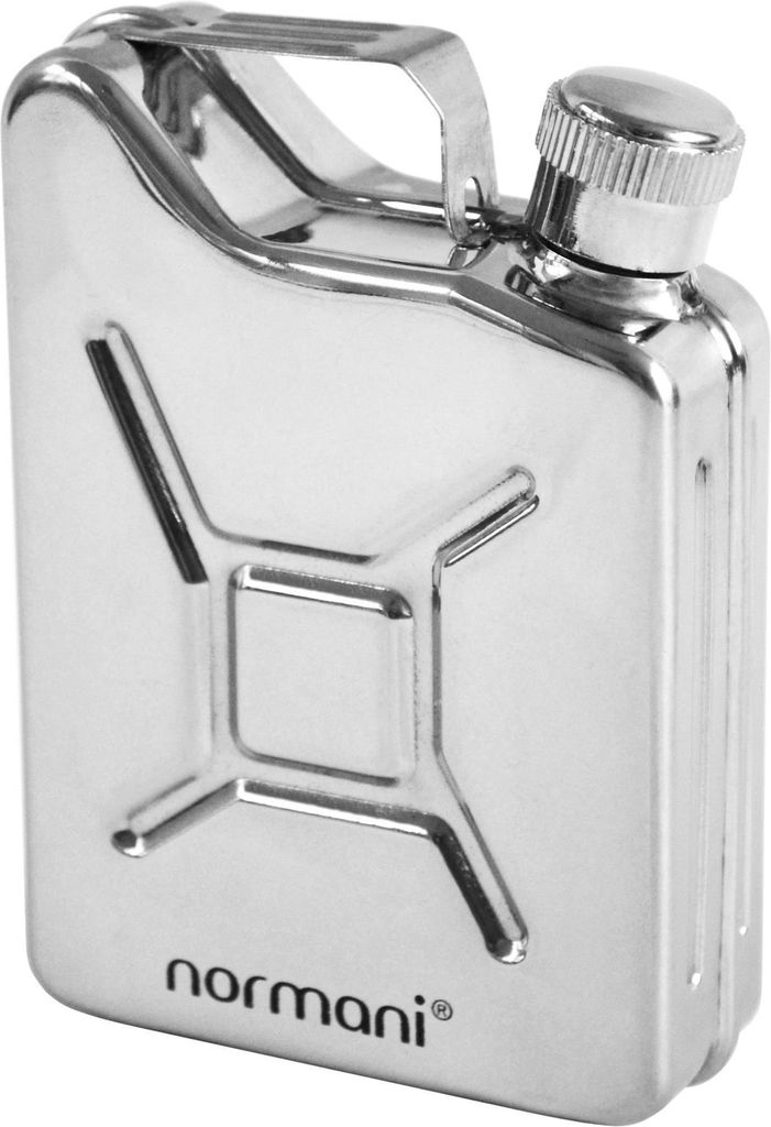 normani Edelstahl Flachmann Taschenkanister, 170 ml Produktbild 