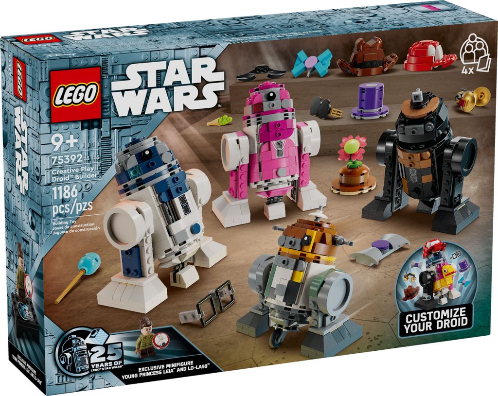 LEGO Star Wars Kreativer Droidenbauer, Bauspielzeug, R2-D2, Produktbild 