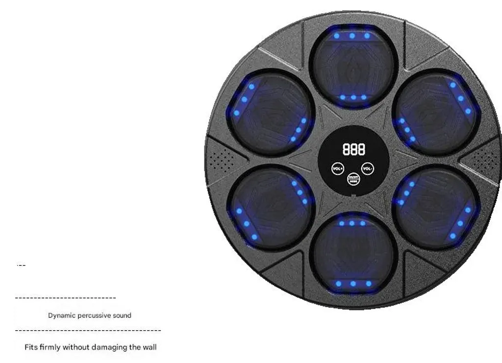 Machine à boxe murale anti-stress : libérez votre énergie avec Bluetooth