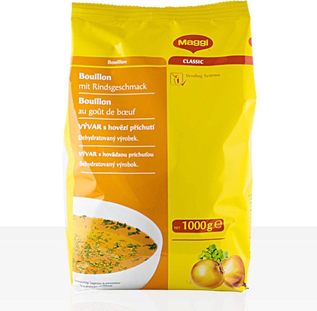 Maggi Bouillon mit Rindsgeschmack Automatensuppe 1kg