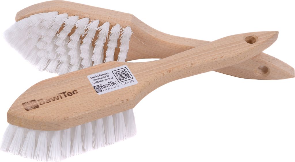 2 Stück Stielbürste ppn Reinigungsbürste 265mm Spitz mit Borstenrand Scheuerbürste