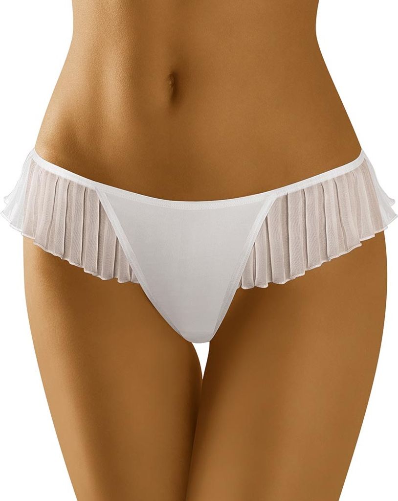 Wolbar Damen String WB111, weiß, L