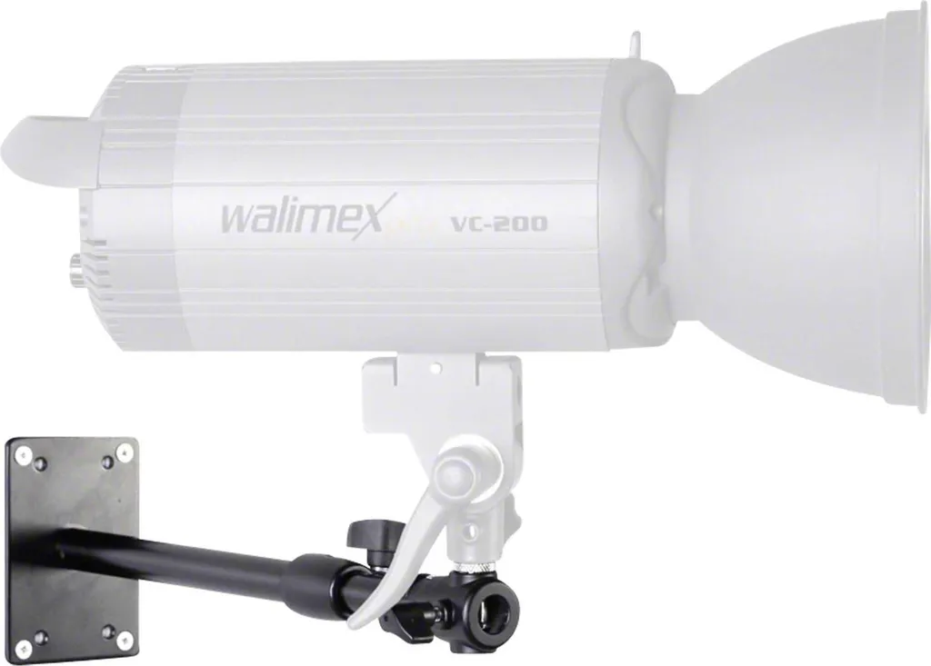 Support Mural Walimex Haute Résistance - Capacité 6kg pour Flash Pro