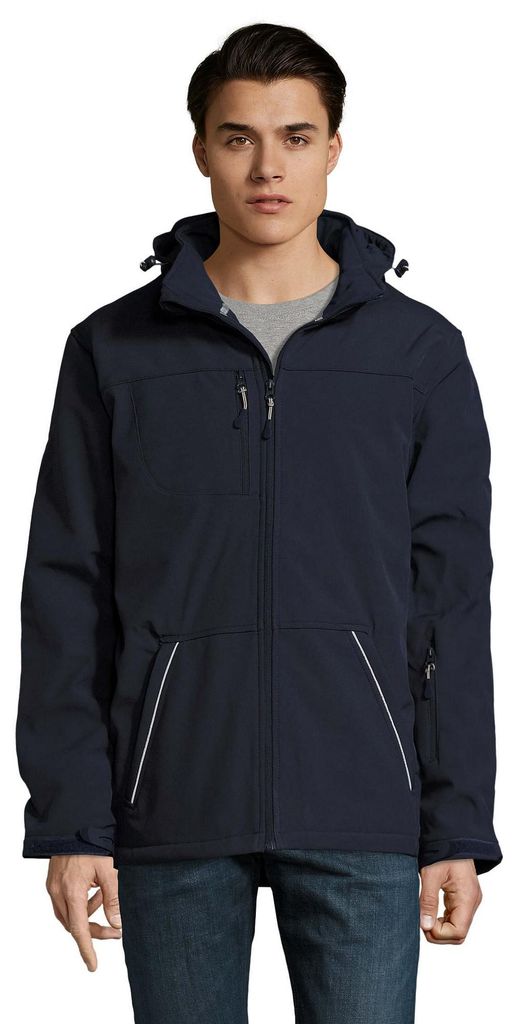 SOLS - "Rock" Softshelljacke Wattiert für Herren LT1854 (XL) (Dunkelblau)
