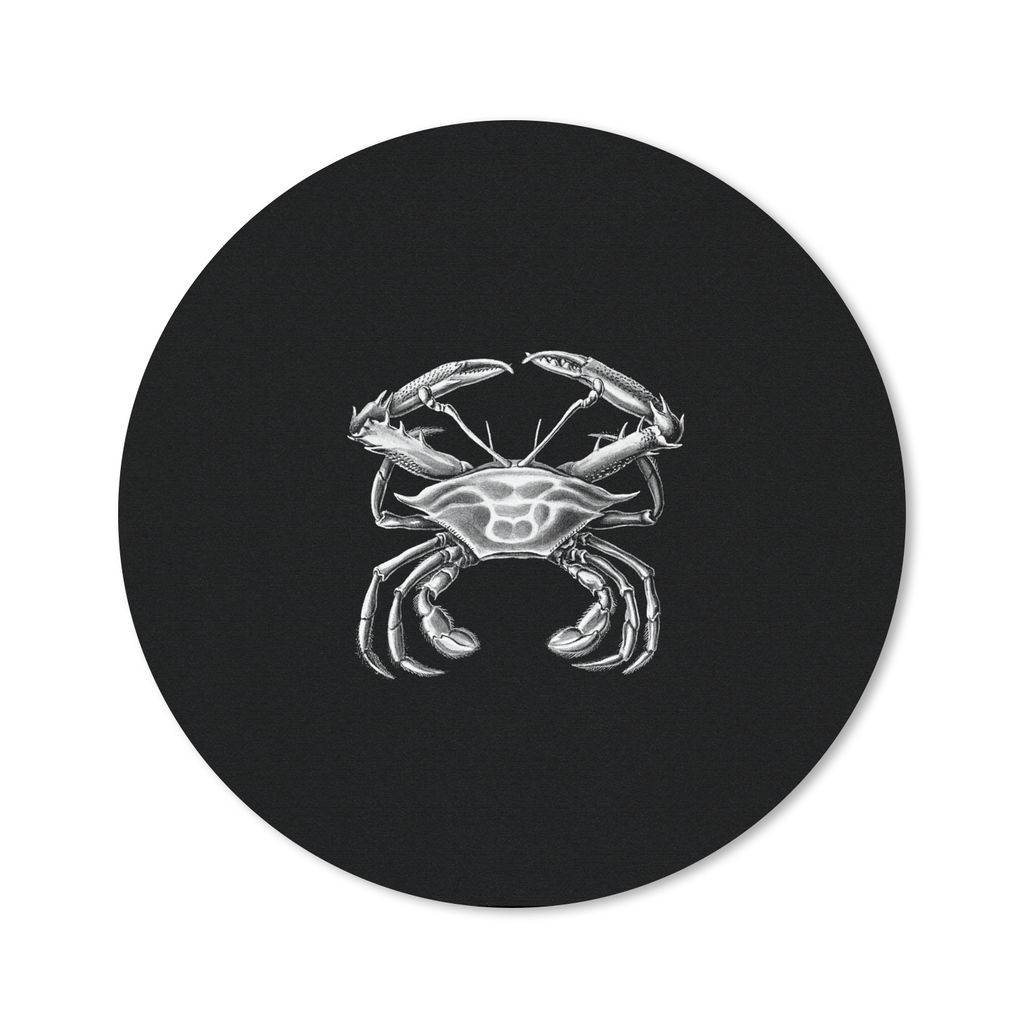 MuchoWow Mauspad Mousepad Ernst Haeckel - Krabbe - Alte Meister - Vintage - Tiere - Kunst 40x40 cm - Mousepads - Maus Mat - Pad - Mausunterlage -...